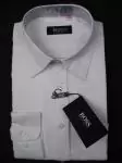 2019U boss chemise hommes nouvelles reductions coton fin occasionnels blanc dxc